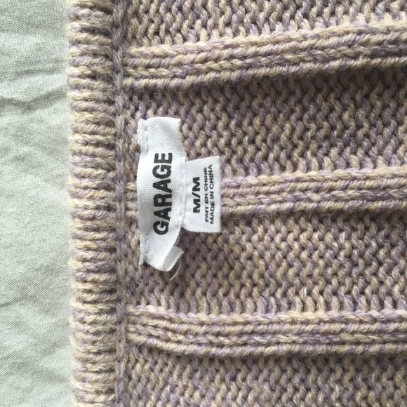 Medium Light Pink Cropped Flyaway Sweater from Garage, EUC - Picture 2 of 4